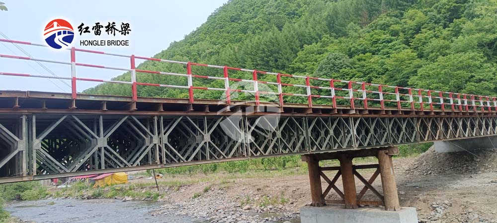 撫松至長白國家高速公路項目松江河至長白段鋼棧橋